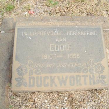 DUCKWORTH Eddie 1910-1955