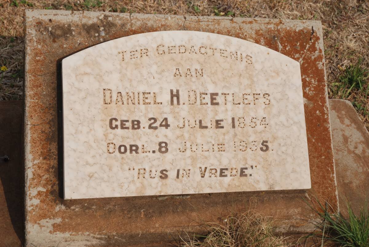 DEETLEFS Daniel H. 1854-1935