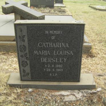 DERSLEY Catharina Maria Louisa 1892-1969