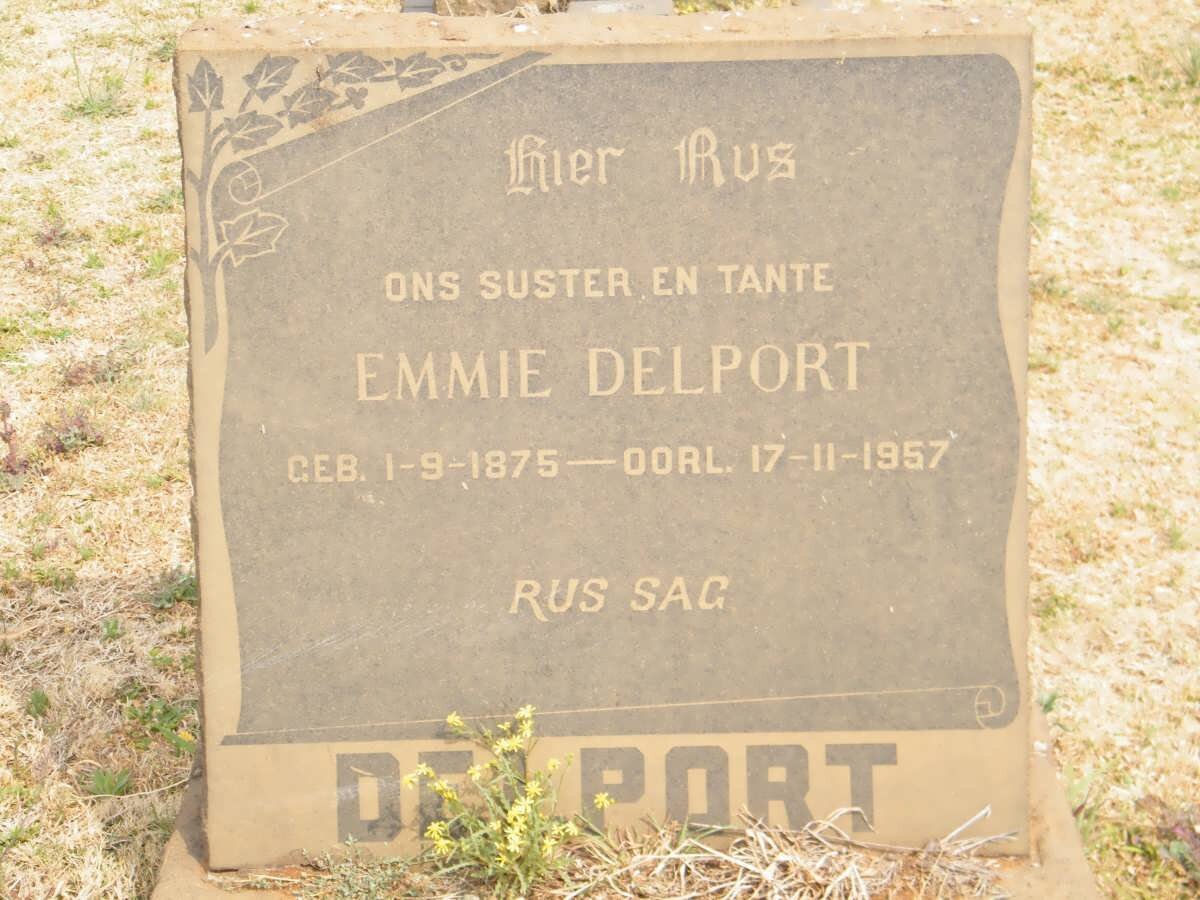 DELPORT Emmie 1875-1957