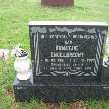 ENGELBRECHT Annatjie 1961-2003