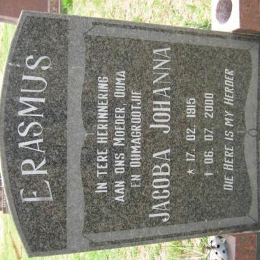 ERASMUS Jacoba Johanna 1915-2000