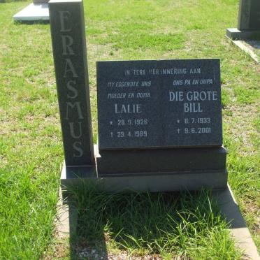 ERASMUS Bill 1933-2001 &amp; Lalie 1926-1989