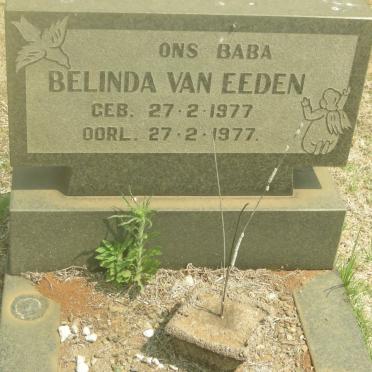 EEDEN Belinda, van 1977-1977