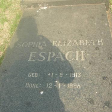ESPACH Sophia Elizabeth 1913-1995