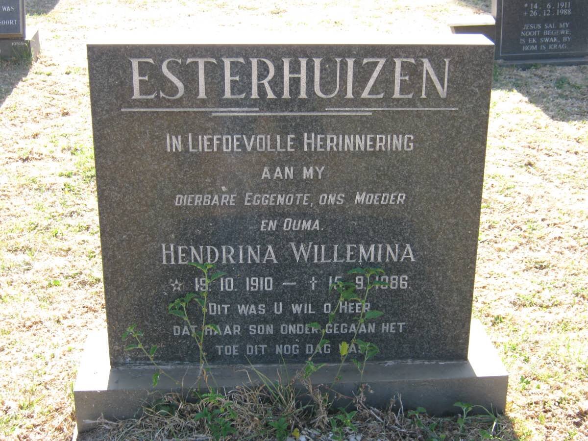 ESTERHUIZEN Hendrina Willemina 1910-1986