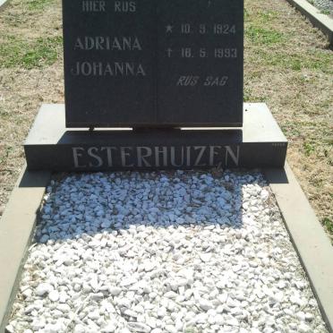 ESTERHUIZEN Adriana Johanna 1924-1993