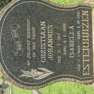 ESTERHUIZEN Christiaan Johannes 1917-1966 &amp; Isabella 1925-2001