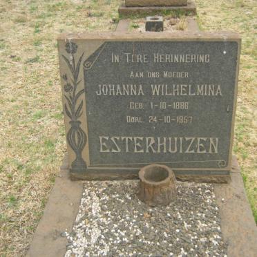 ESTERHUIZEN Johanna Wilhelmina 1886-1957