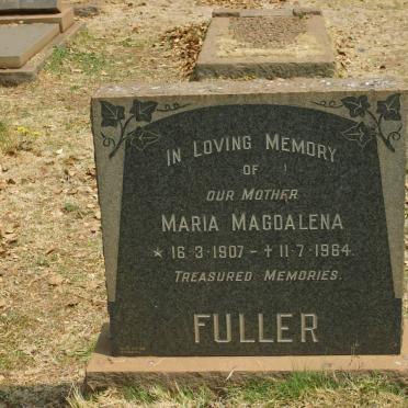 FULLER Maria Magdalena 1907-1964