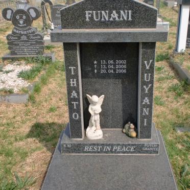 FUNANI Thato Vuyani 2002-2006