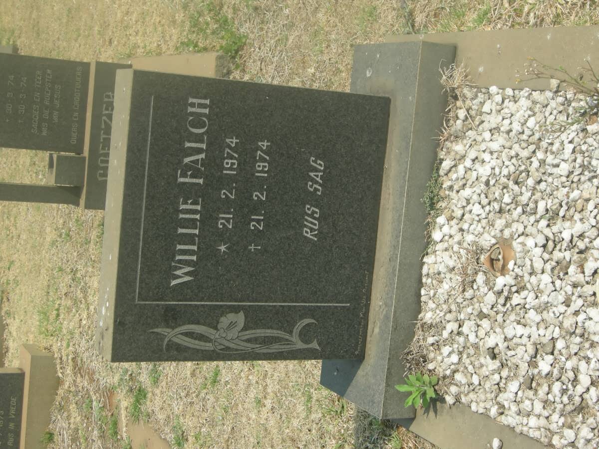 FALCH Willie 1974-1974