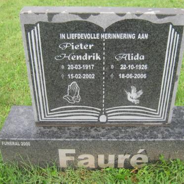 FAURÉ Pieter Hendrik 1917-2002 &amp; Alida 1926-2006