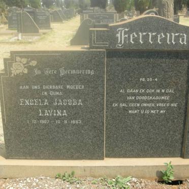 FERREIRA Dirk Jacobus 1904-1973 &amp; Engela Jacoba Lavina 1907-1983