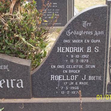 FERREIRA Hendrik B.S. 1912-1979 &amp; Anna C. JANSEN 1919- :: FERREIRA Roelof J. 1956-1974