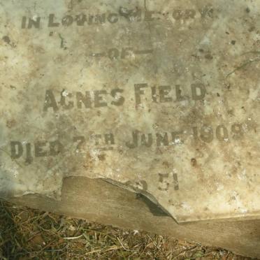 FIELD Walter -1908 &amp; Agnes -1909