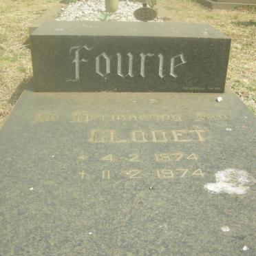 FOURIE Clodet 1974-1974