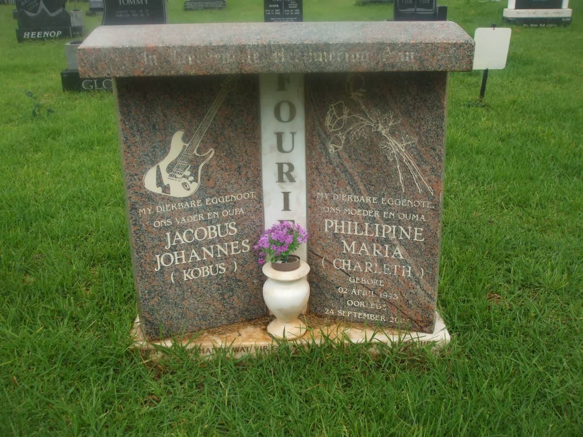 FOURIE Jacobus Johannes &amp; Phillipine Maria 1943-2005