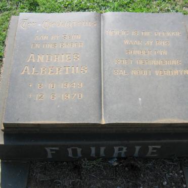 FOURIE Andries Albertus 1949-1970