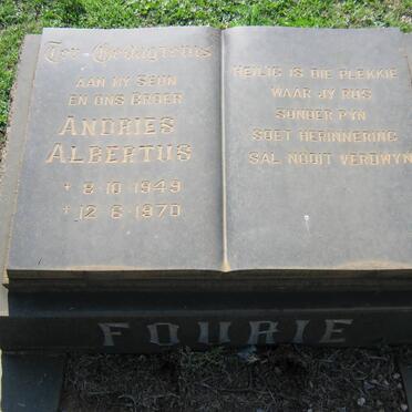 FOURIE Andries Albertus 1949-1970