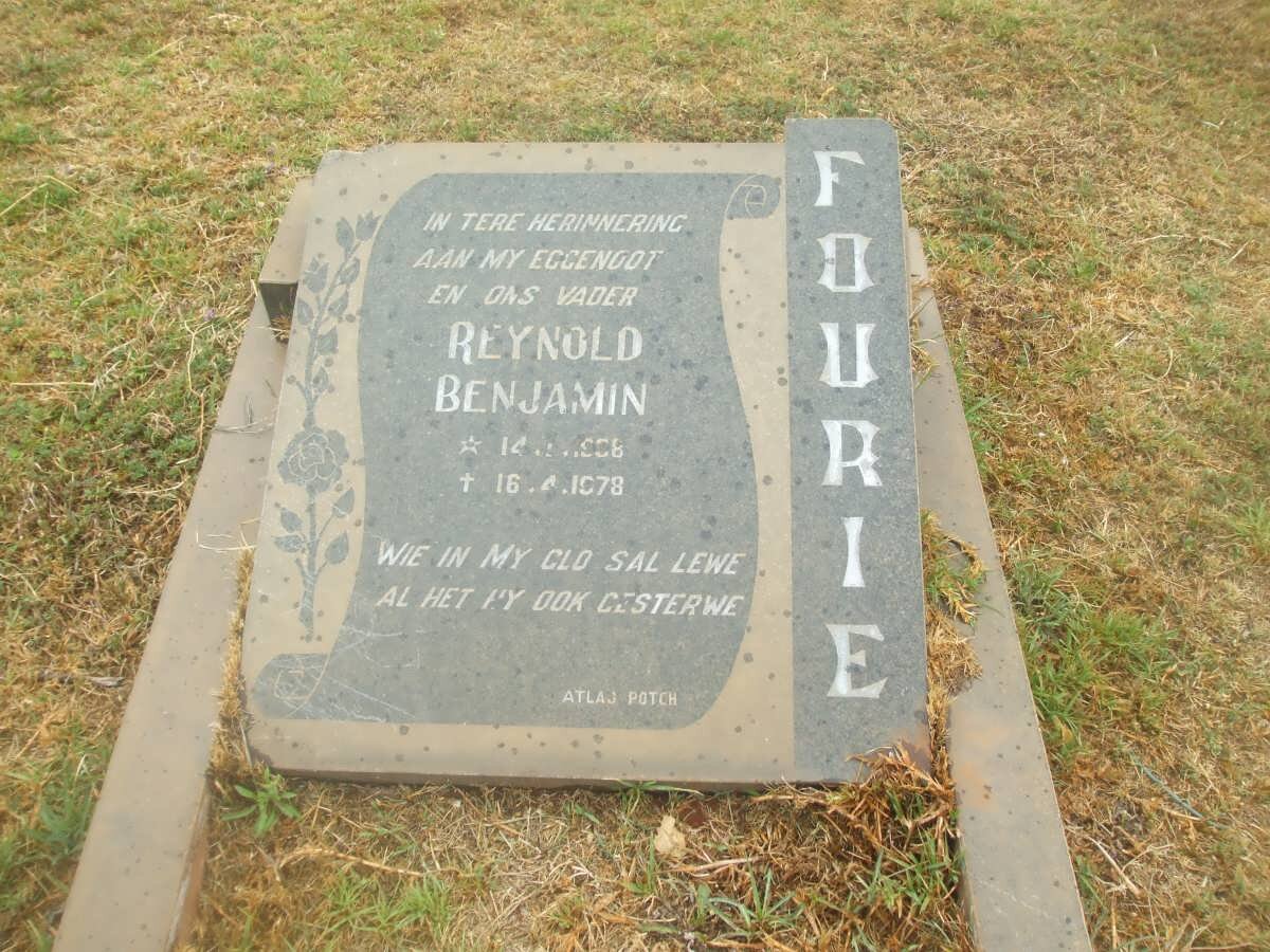 FOURIE Reynold Benjamin 1??6-1978