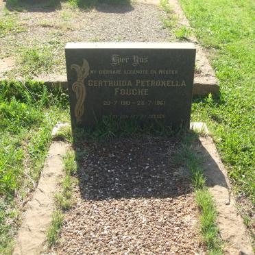 FOUCHE Gertruida Petronella 1910-1961