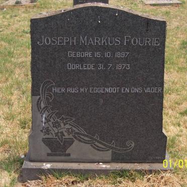 FOURIE Joseph Markus 1897-1973