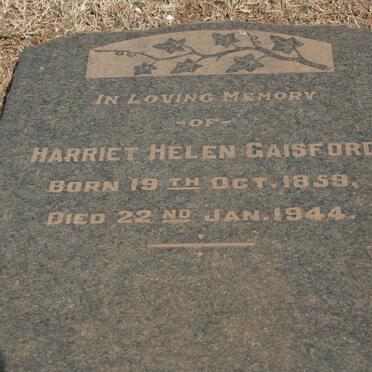 GAISFORD Harriet Helen 1859-1944