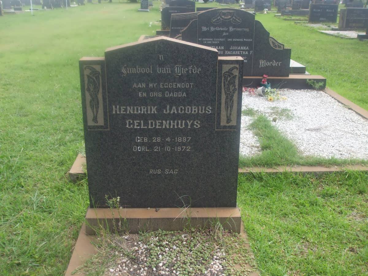 GELDENHUYS Hendrik Jacobus 1897-1972