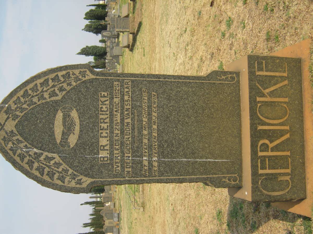 GERICKE B.R. -1926