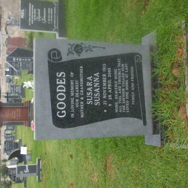 GOODES Susara Susanna 1913-2005