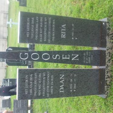 GOOSEN Daan 1929-2002 &amp; Rita 1931-