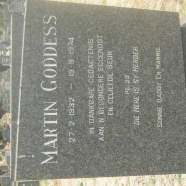 GODDESS Martin 1932-1974