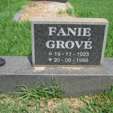 GROVÉ Fanie 1923-1998