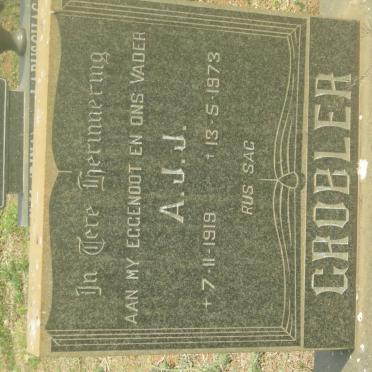 GROBLER A.J.J. 1919-1973