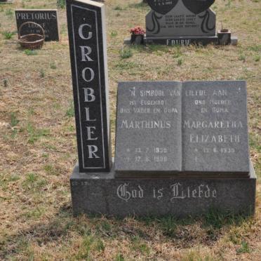 GROBLER Marthinus 1935-1998 &amp; Margaretha Elizabeth 1939-