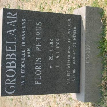 GROBBELAAR Floris Petrus 1912-1994