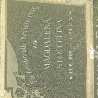 GROBLER Magdalena Stoffelina 1896-1974