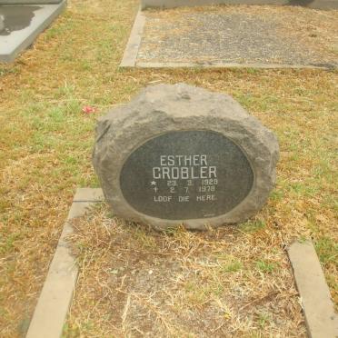 GROBLER Esther 1929-1978