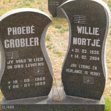 GROBLER Willie Nortjé 1936-2004 :: GROBLER Phoebé 1962-1999