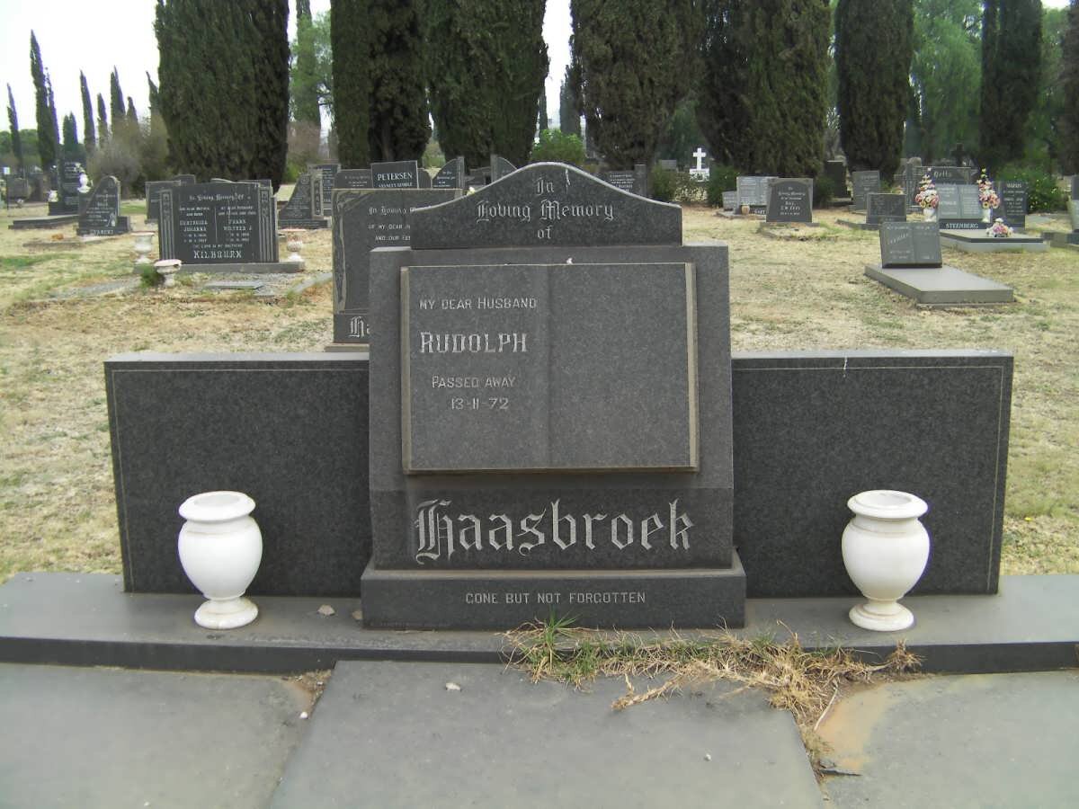 HAASBROEK Rudolph -1972