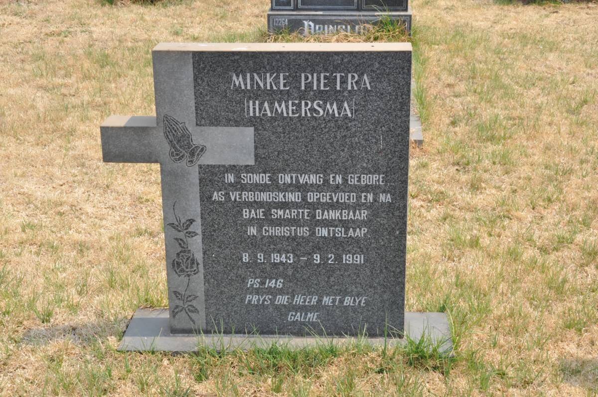 HAMERSMA Minke Pietra 1943-1991