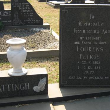 HATTINGH Lourens Petrus 1905-1984