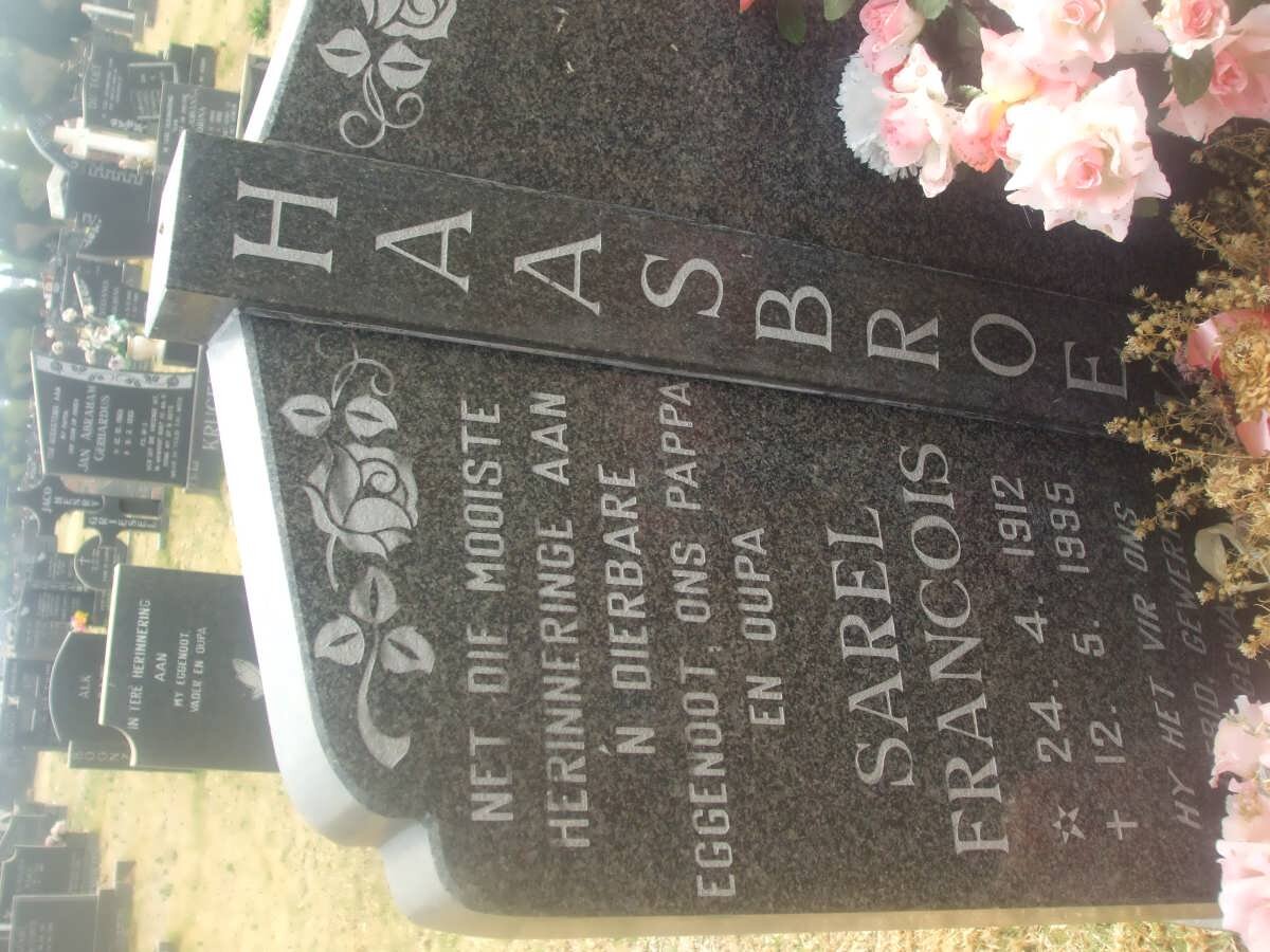 HAASBROEK Sarel Francois 1912-1995
