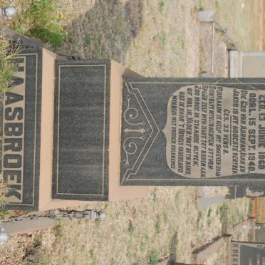 HAASBROEK Johan David 1860-1940 