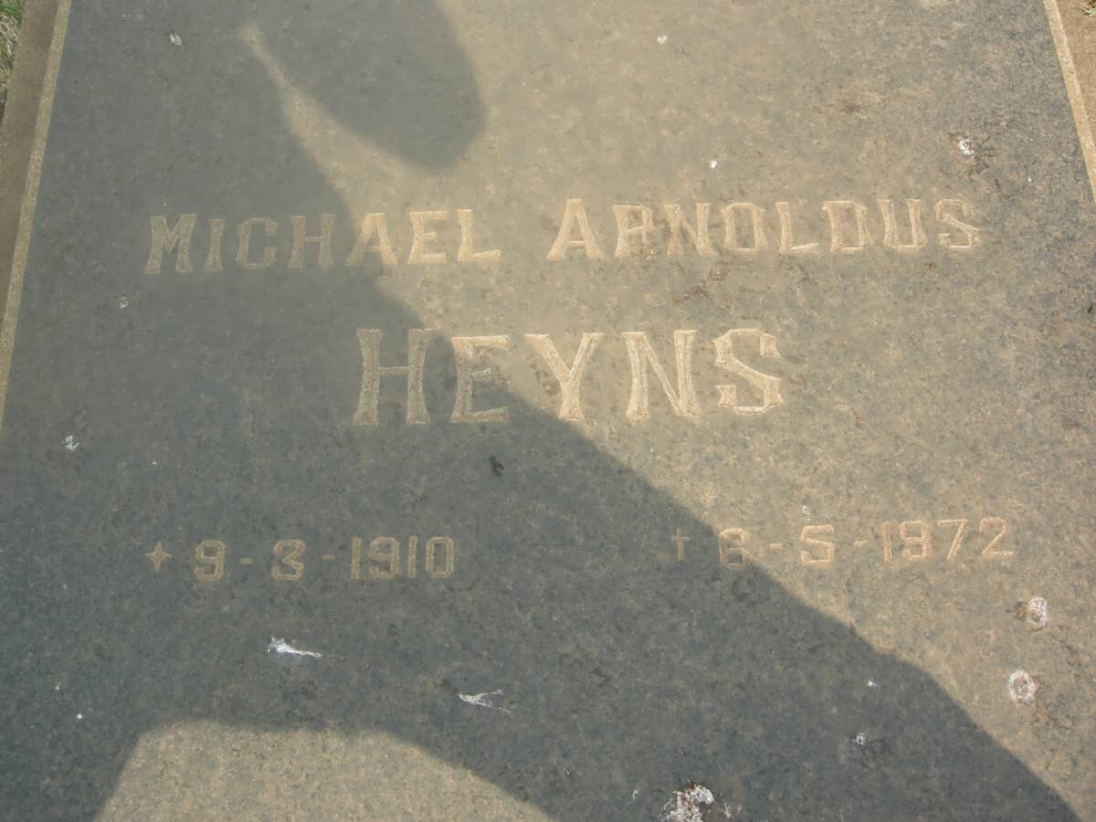 HEYNS Michael Arnoldus 1910-1972