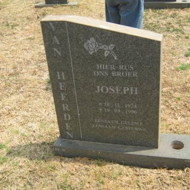 HEERDEN Joseph, van 1924-1996
