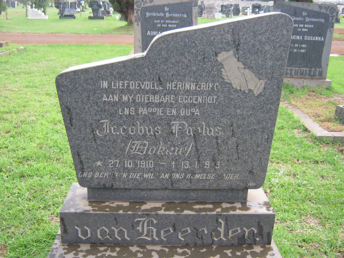 HEERDEN Jacobus Paulus, van 1910-1973