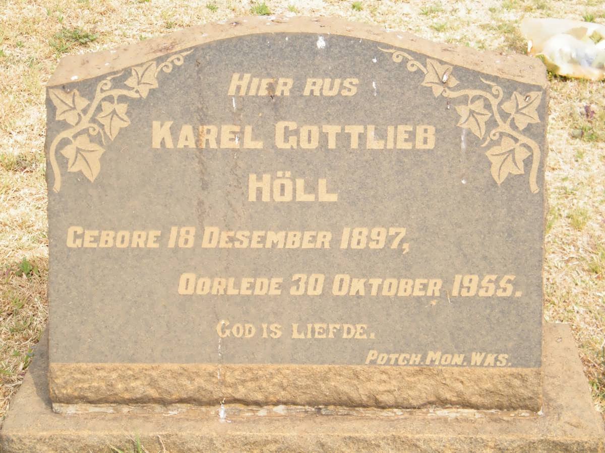 HÖLL Karel Gottlieb 1897-1955