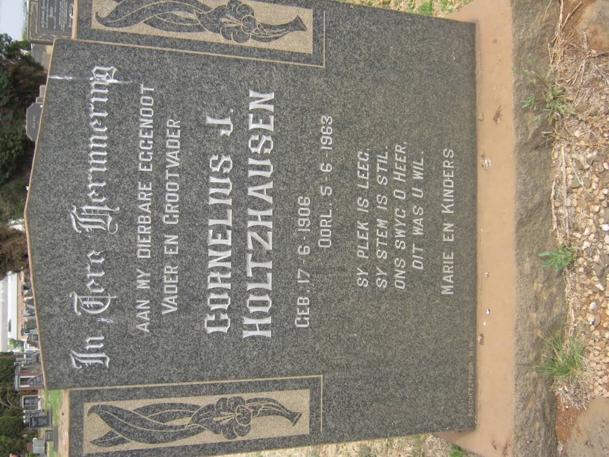 HOLTZHAUSEN Cornelius J. 1906-1963